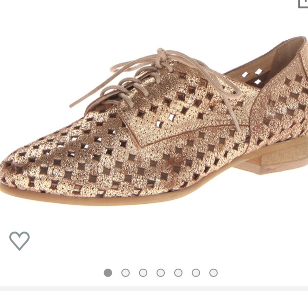 Gold oxfords